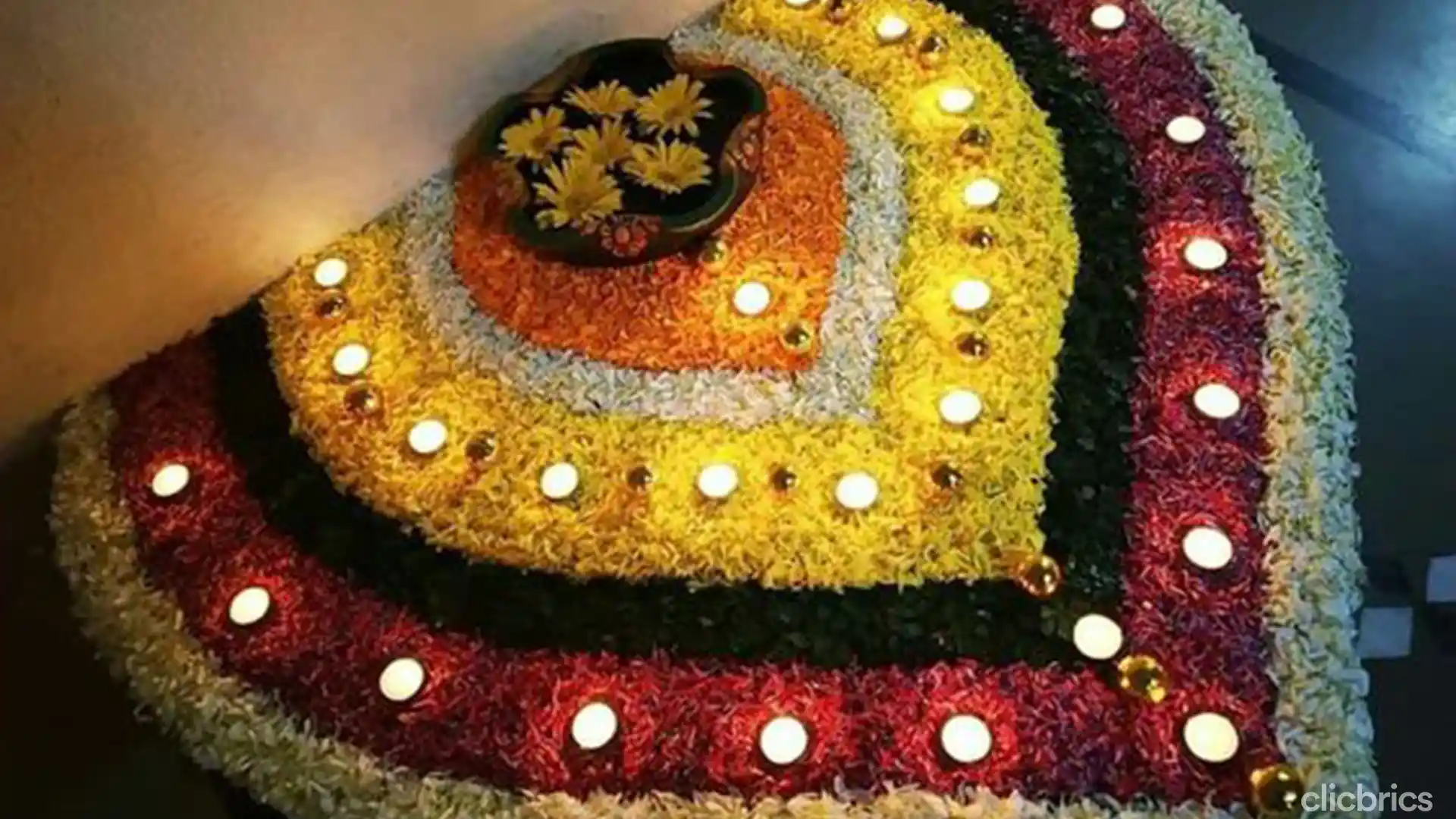 Decorate diya for diwali